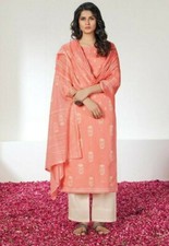 Women 100% Cotton Print Fabric Unstitched Party Wear Indian Salwar Kameez Suits 