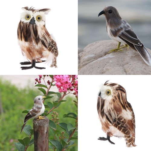 Mini artificial owl furry - owl,