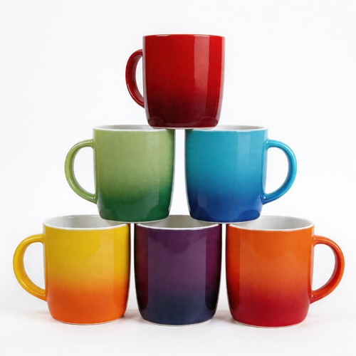 Multi coloured stoneware - multi-coloured,