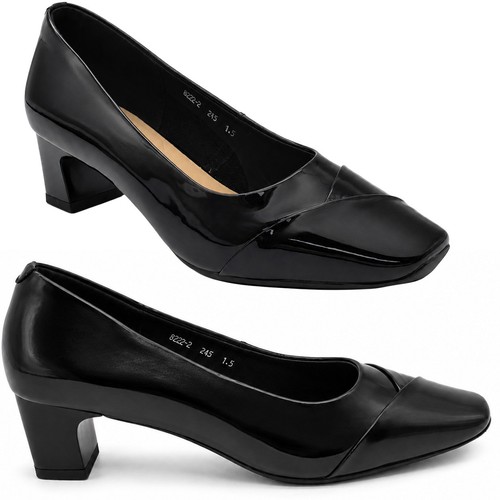 Womens leather black patent - womens,