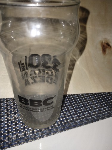 Bbc beer glass 330ml - bbc,