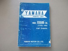 Yamaha XS 500 1H2 Manual Spare