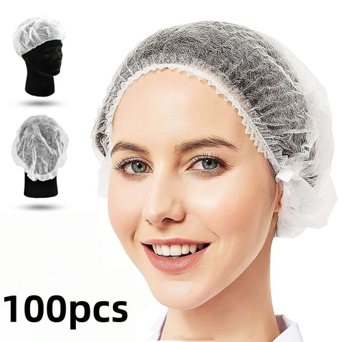 100 disposable mob caps hair - 100,