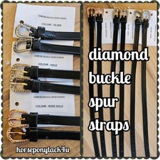 diamond diamante Spur Straps