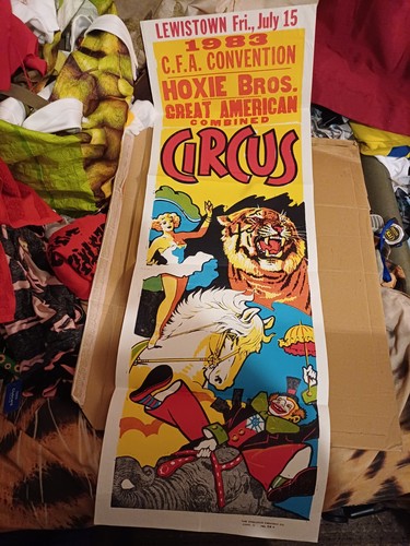 Hoxie brothers circus poster - hoxie,