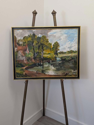 Oil painting after