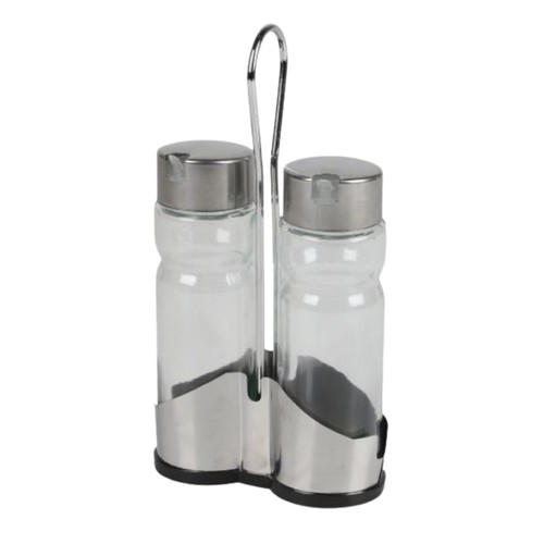 Oil vinegar glass bottle set - &,