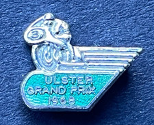 MOTORCYCLE Pin Badge ULSTER