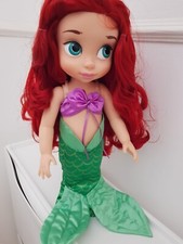 Disney Princess Doll Toddler 15” 40cm Animators Ariel Little Mermaid