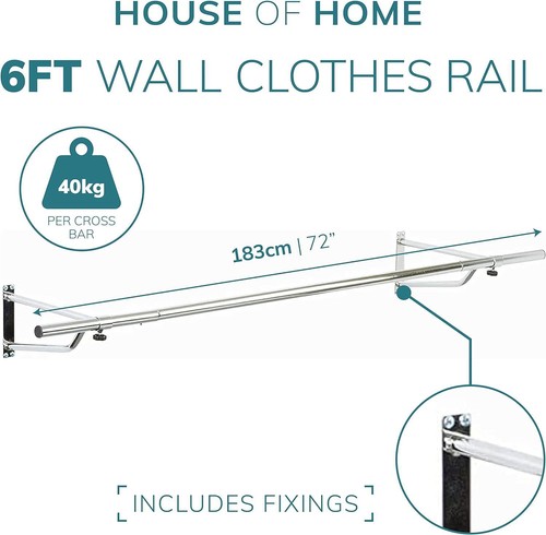 Clothes rail wall - rail,