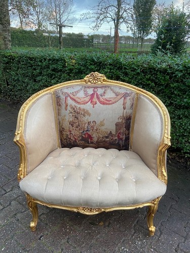 Loveseat settee marquis gold - marquis,