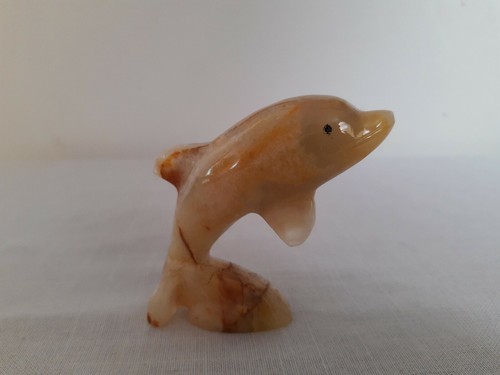 Dolphin sculpture figurine - dolphin,