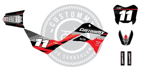 Custommx graphics kit fits - kit:,