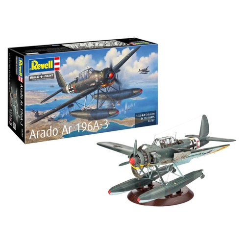 Revell arado ar196a seaplane - revell, ar196a-3
