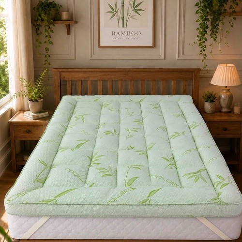 Bamboo mattress topper - bamboo,