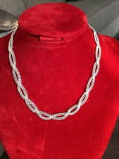 Lovely Silvertone Necklace M&S