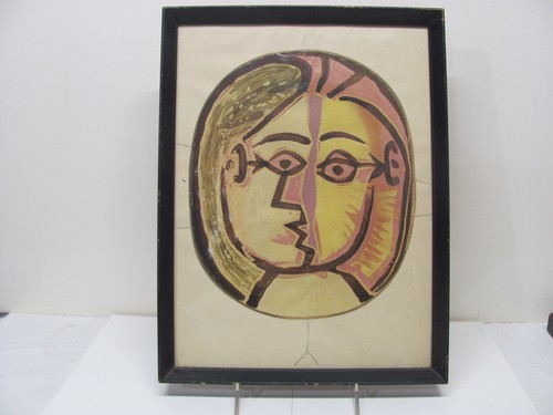 Pablo picasso ceramic plate - ceramic,