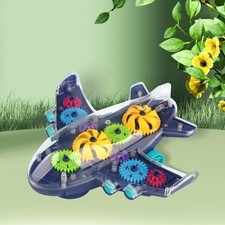 Professional Transparent Mechanical Gear Passenger Plane with Visible Colored