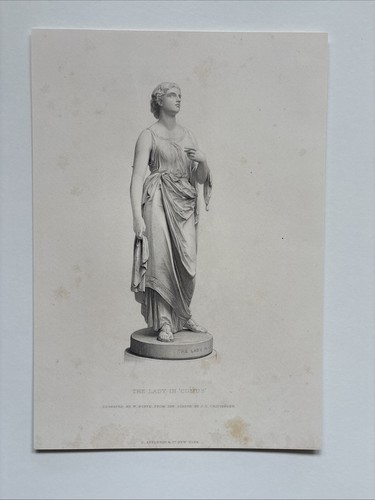 Antique engraving female - antique,