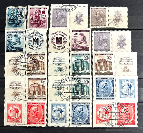 German stamps ww2 occupation - german,