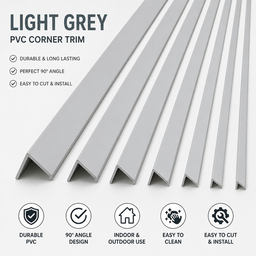 Pvc corner angle trim - pvc,