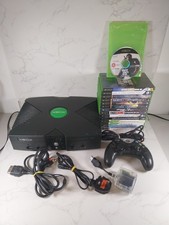Original XBOX Console Bundle - 15 Games - Controller - Tested + Working
