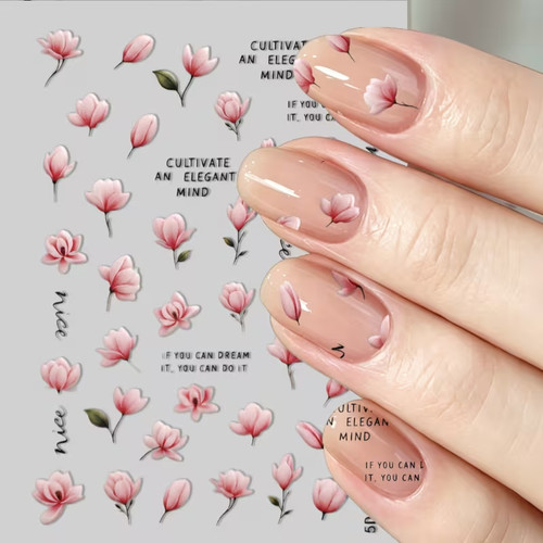 Flower nail art - nail,