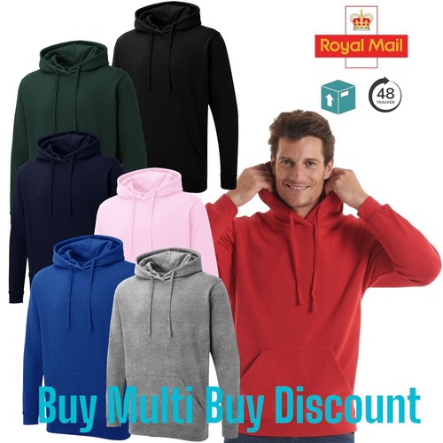 Plain unisex hoodie casual - plain,