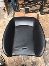 PEUGEOT 206cc NEARSIDE PASSENGER REAR SEAT BACK CUSHION BLACK LEATHER