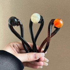 Geometric Pearl Hair Clips