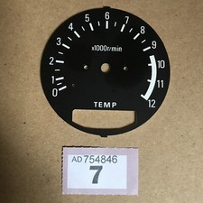 Yamaha RD 250 350 LC Clock Tacho Rev Counter Dial Face