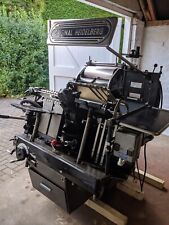 Heidelberg Platen 10 x 15 inch letterpress printing press & hot foil attachment