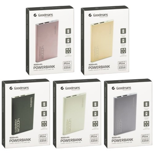 Goodmans power bank 4000mah - power,