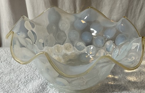 Antique ruffled opalescent - antique,