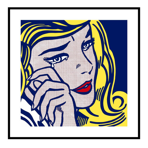 Roy lichtenstein cryin - lichtenstein, girl