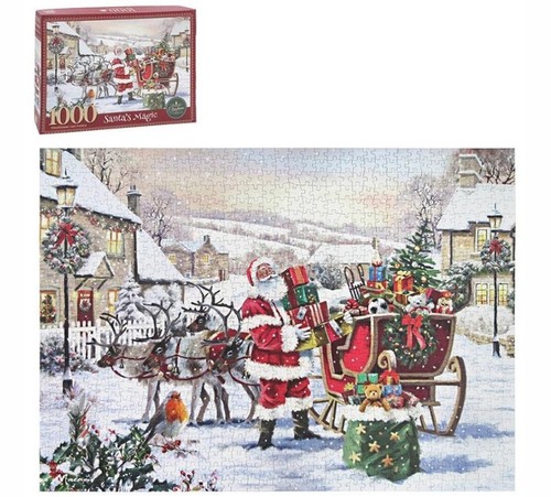 Santa with presents - presents, piece