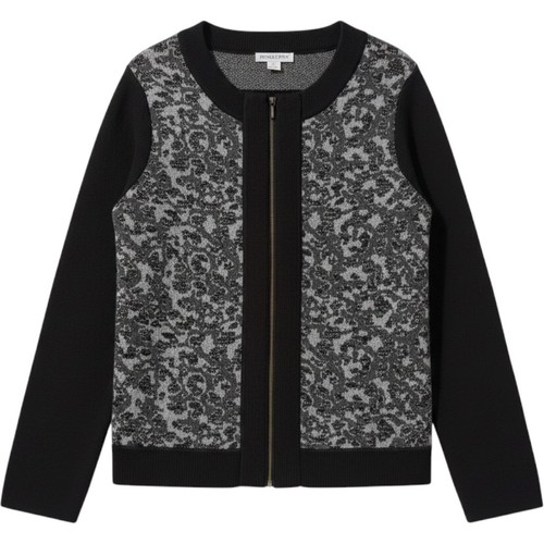 Pendleton zip cardigan - zip, black