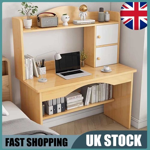 Wooden computer desk home - computer,
