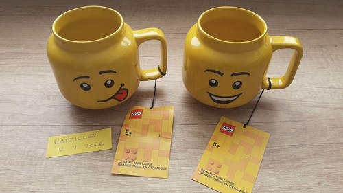 Lego ceramic mugs 2x large - lego,