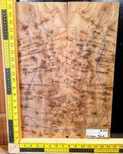 Elm Burl Guitar Top Set Bookmatched Guitar Making Bass Luthier Wood Droptop 5A
