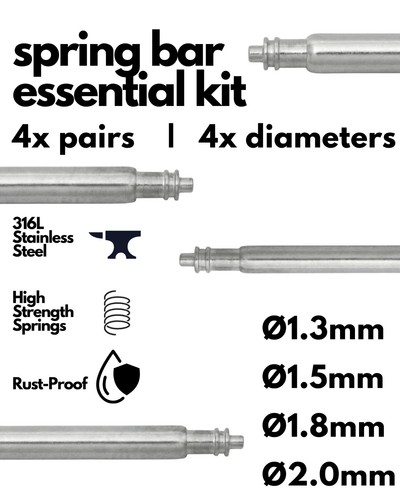 Watch spring bar - multipack, 4