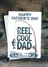 Fishing father day card - father’s,