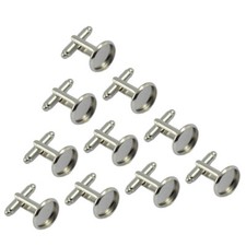 10pcs Cufflink Blanks Cuff