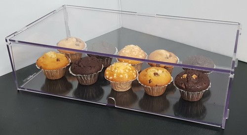 Clear acrylic bakery pastry - bakery,