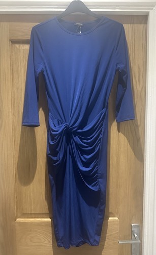 River island blue midi - river,