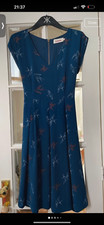 Joy / Louche Gratia Bird Dress. Knee length Evening / Day dress