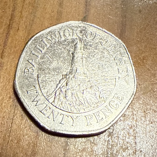 Bailiwick jersey 20p coin - bailiwick, of
