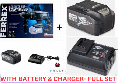 Ferrex 20v cordless sds - 20v,