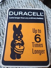 Vintage Duracell Bunny Battery Stickers Original 1980's