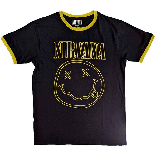 Nirvana outline happy face - happy,